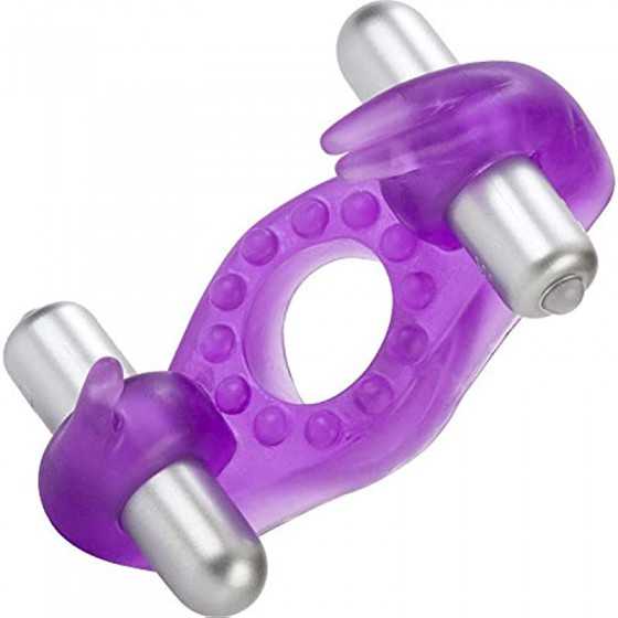  Wireless Rockin’ Rabbit - Double Vibrating Bullet - Waterproof Pleasure Ring - Silicone Sex Toy For Couples - Clitora
