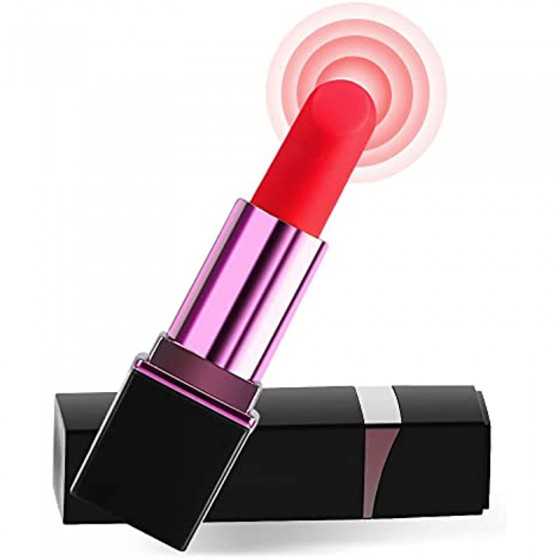 Bullet Vibrator Lipstick Shape with 10 Vibration Modes Sex Toys for Women or Couples Clitorals Stimulator Licking Toy for Woman 