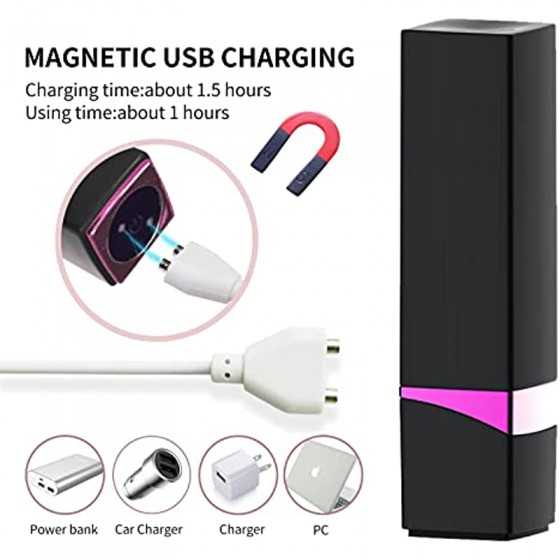 Bullet Vibrator Lipstick Shape with 10 Vibration Modes Sex Toys for Women or Couples Clitorals Stimulator Licking Toy for Woman 