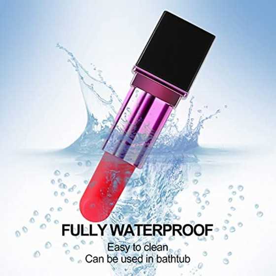 Bullet Vibrator Lipstick Shape with 10 Vibration Modes Sex Toys for Women or Couples Clitorals Stimulator Licking Toy for Woman 