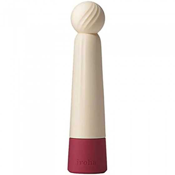 TENGA HMR-01 iroha Rin Akane Burgundy Vibrator for Women, Soft Touch Silicone 4-Mode Waterproof Vibrator