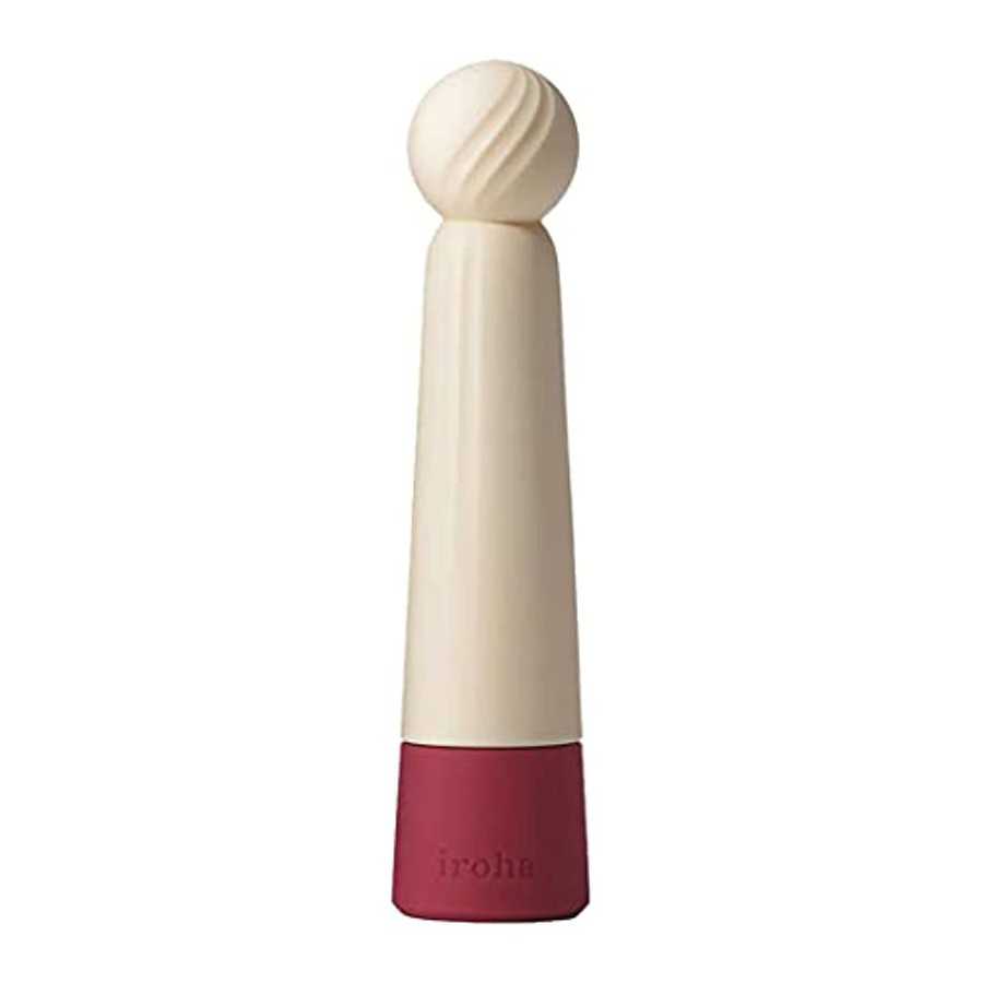 TENGA HMR-01 iroha Rin Akane Burgundy Vibrator for Women, Soft Touch Silicone 4-Mode Waterproof Vibrator