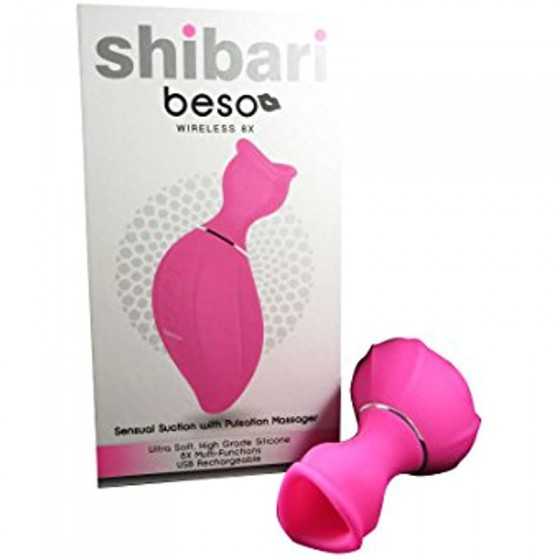 SHIBARI Beso, Power Suction Sex Toy, Pink