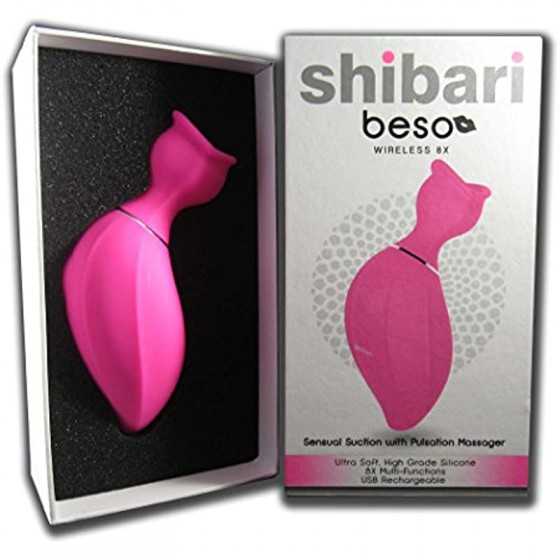 SHIBARI Beso, Power Suction Sex Toy, Pink