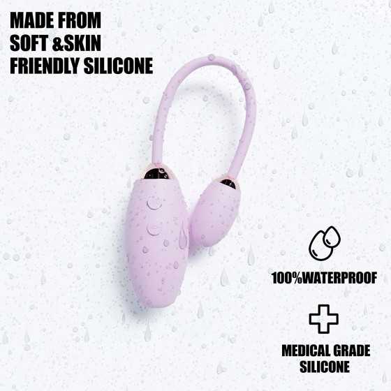 Sakulove Sonic Clitoral Stimulator Non-Contact Clitoral Sucking,Pressure-Wave Technology, Waterproof, Rechargeable (Pink)