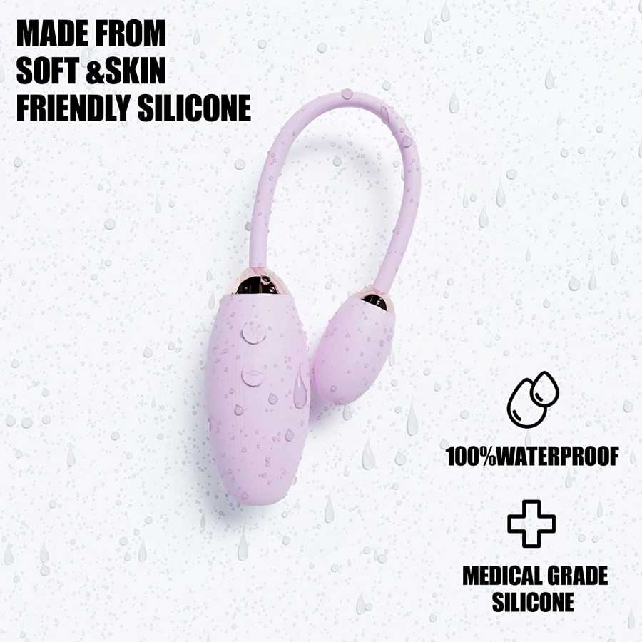 Sakulove Sonic Clitoral Stimulator Non-Contact Clitoral Sucking,Pressure-Wave Technology, Waterproof, Rechargeable (Pink)