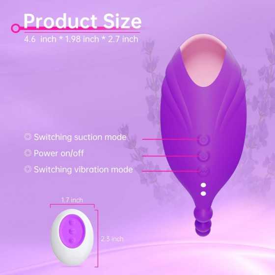 Wearable Vibrator Sex Toys - Rose Sex Toy G Spot Clitoral Stimulatior Butterfly Vibrators with 10 Vibration Modes, Invisible Vib