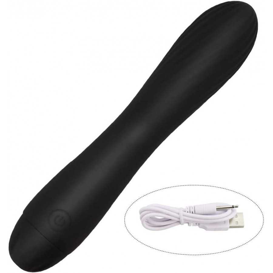 ERUN G Spot Vibrator - Waterproof Dildo Clit Stimulator with 7 Vibration Modes, Clitoral Vibrator Softer and Flexible Sex Toy fo