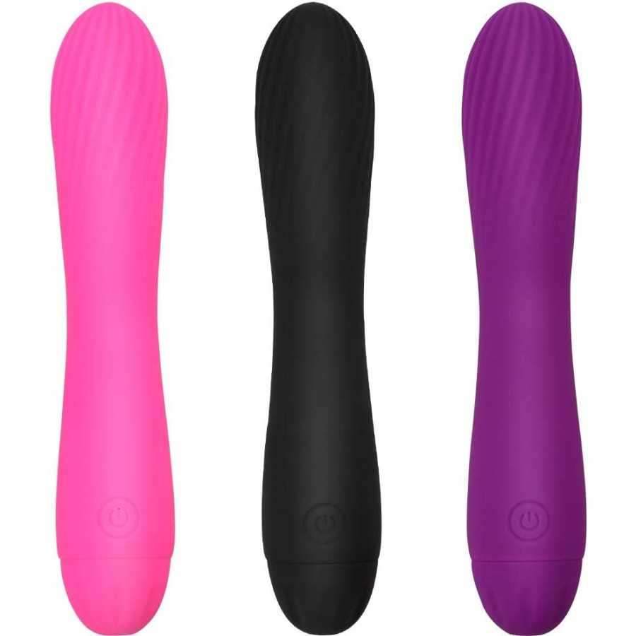 ERUN G Spot Vibrator - Waterproof Dildo Clit Stimulator with 7 Vibration Modes, Clitoral Vibrator Softer and Flexible Sex Toy fo