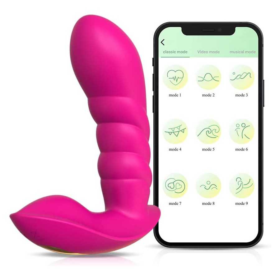 2 in 1 Dildo & Clitoral Adult Sex Toys for Women Pleasure - Wearable Vibrating Panties with App Remote Control Vibrators Vibrati