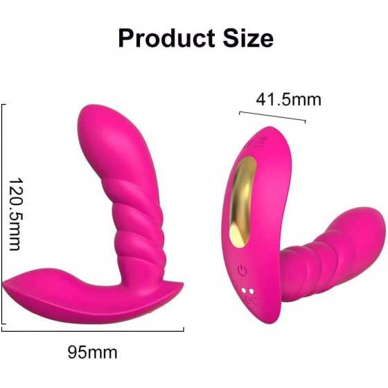 2 in 1 Dildo & Clitoral Adult Sex Toys for Women Pleasure - Wearable Vibrating Panties with App Remote Control Vibrators Vibrati