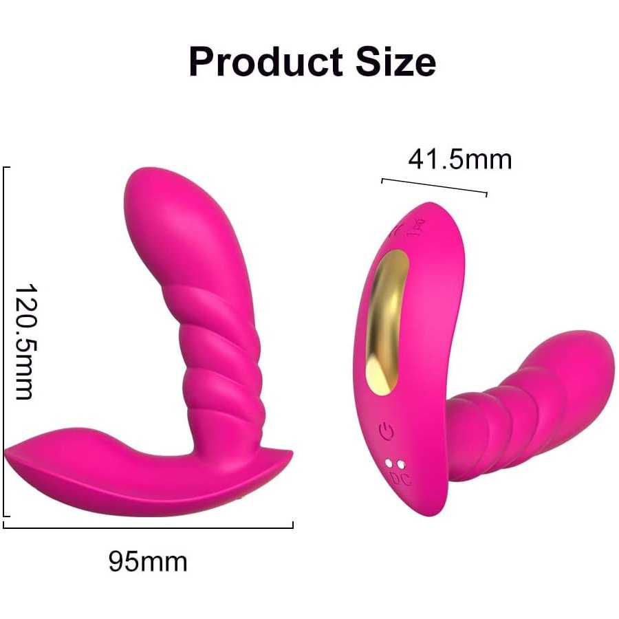 2 in 1 Dildo & Clitoral Adult Sex Toys for Women Pleasure - Wearable Vibrating Panties with App Remote Control Vibrators Vibrati