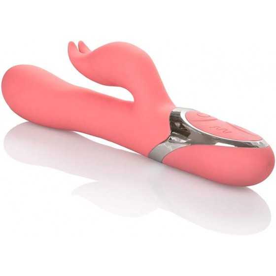 CalExotics Enchanted Bunny Massager - Waterproof Vibrator Toys for Couples - Adult Sex Clitoral G Spot Rabbit Massager - Purple