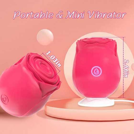 Rose Toy, Rose Sex Stimulator for Women, MHYNNR Pulsating Rose Sex Toy Vibrator, Rose Vibrations for Woman Pleasure with 7 Vibra