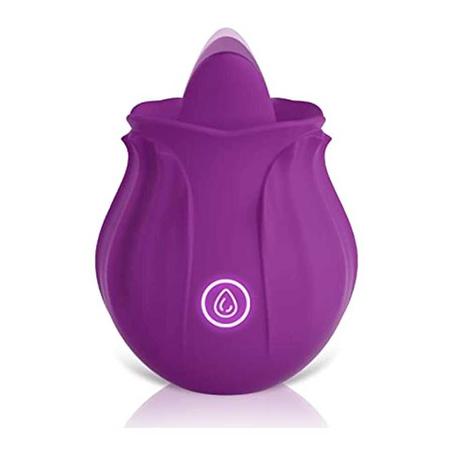 Rose Sex Stimulator for Women Pleasure, Rose Sex Toy for Woman with 10 Vibrating Modes, G spot Vibrator Clitoral Nipple Stimulat