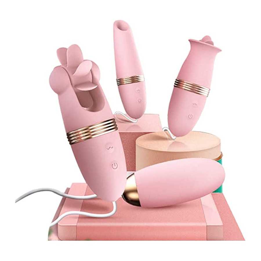 Nipple Vibrating Tongue Vibrator Clitoral Sucking Vibrator Suction Clit Sucker Dildo Sex Toys Womens Pink