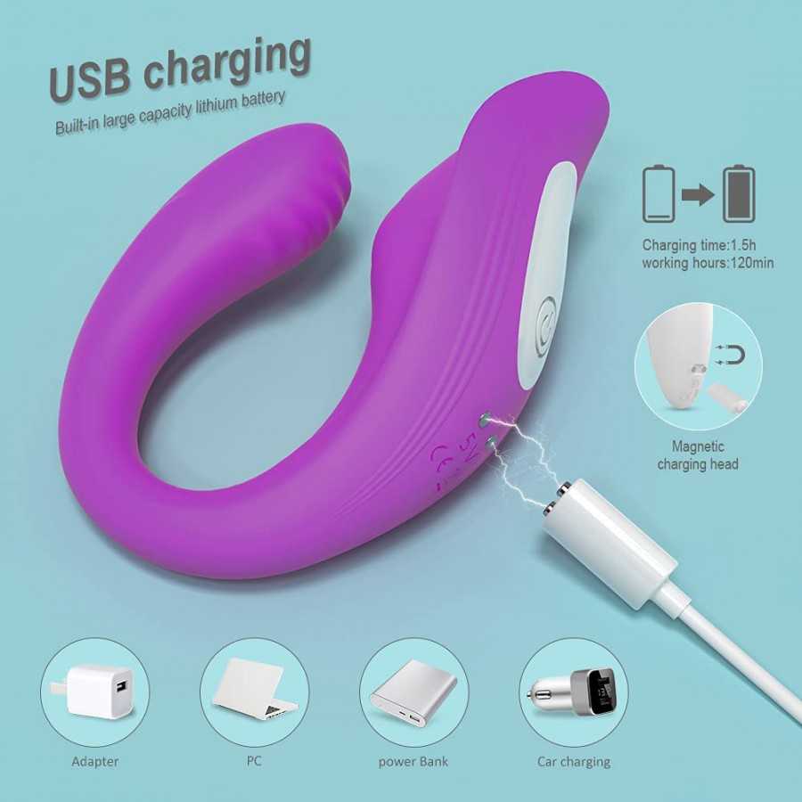 Fantasy Lover Your Secret Wearable Internal Gspot and clit Vibrator high Intensity