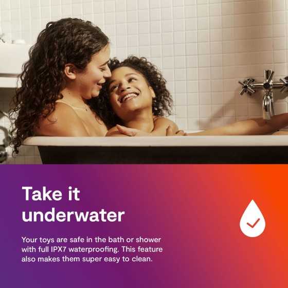 We-Vibe Tease Us Set Moxie + Moxie - Wearable Panty Vibrators for Women - Clitoral Stimulator with 10 Vibration Modes - App Cont