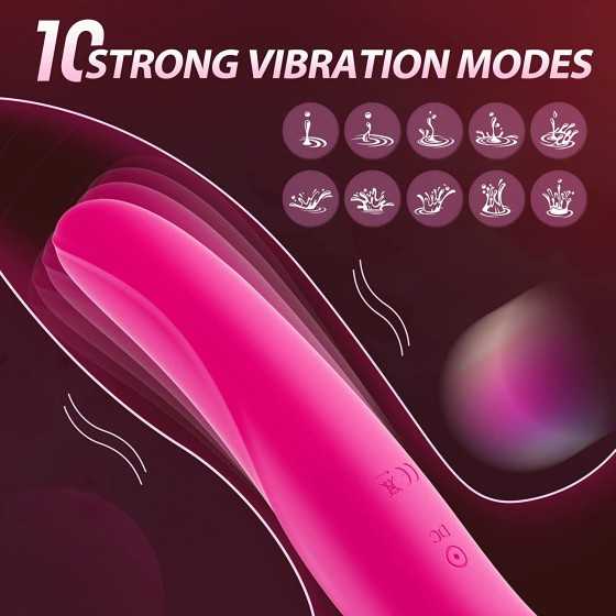 Proprogift Adult Product Sex Toys Tongue Sucking Licking Vibrator, G Spot Tongue Vibrator with 8 Suction Modes & 10 Tail Vibrati