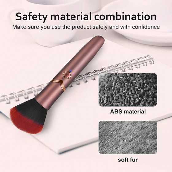 Pearlsvibe Makeup Brush Toy, Bullet Vibrator for Precision Clitoral Stimulation, G Spot Vibrator with 10 Vibration Modes, Mini N