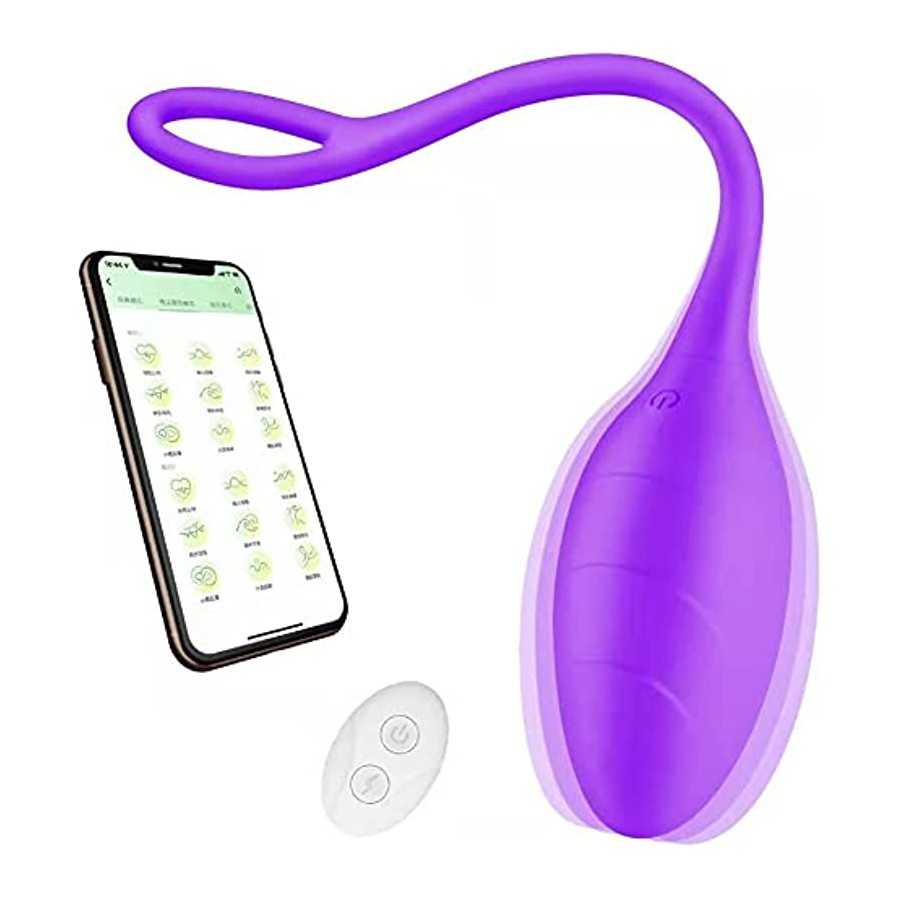 G Spot Bullet Vibrator APP Remote Control Vibrating Panties Vaginal Clitoral Prostate Stimulator with 10 Vibration Modes USB Fas