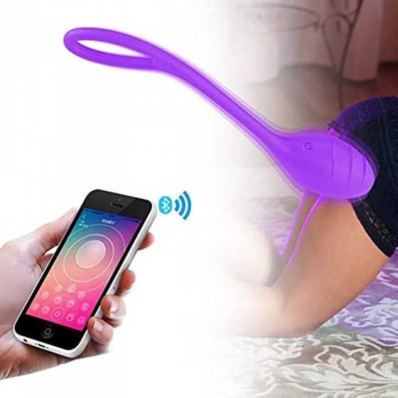 G Spot Bullet Vibrator APP Remote Control Vibrating Panties Vaginal Clitoral Prostate Stimulator with 10 Vibration Modes USB Fas