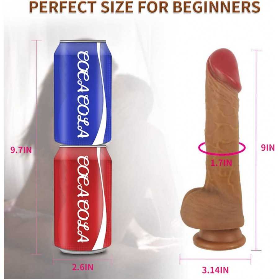 Rose Toy Vibrator for Woman,Clitoral Stimulator Licking Thrusting G Spot Dildo Vibrator with 10 Modes,Rose Adult Sex Toys Games,