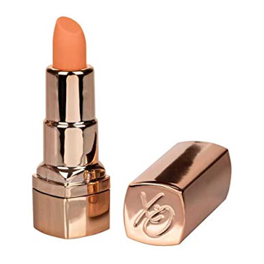 CalExotics Hide & Play Rechargeable Lipstick, Coral, 2 Ounce Bulk, 14019ORANGE_