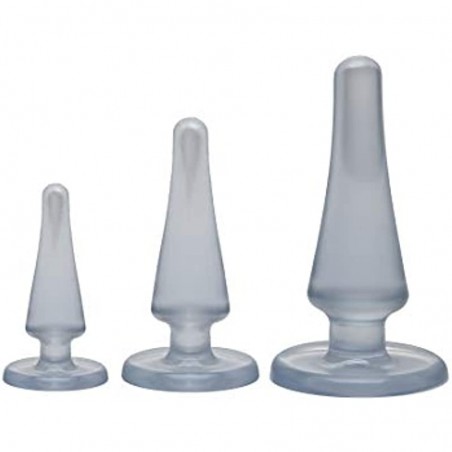 Doc Johnson Crystal Jellies - Anal Initiation Kit, Clear