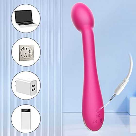 Clitoral Vibrator Stimulator with 12 Vibration Modes, G-spot Orgasm Clit Nipples Massager Masturbation Dildo Waterproof Recharge