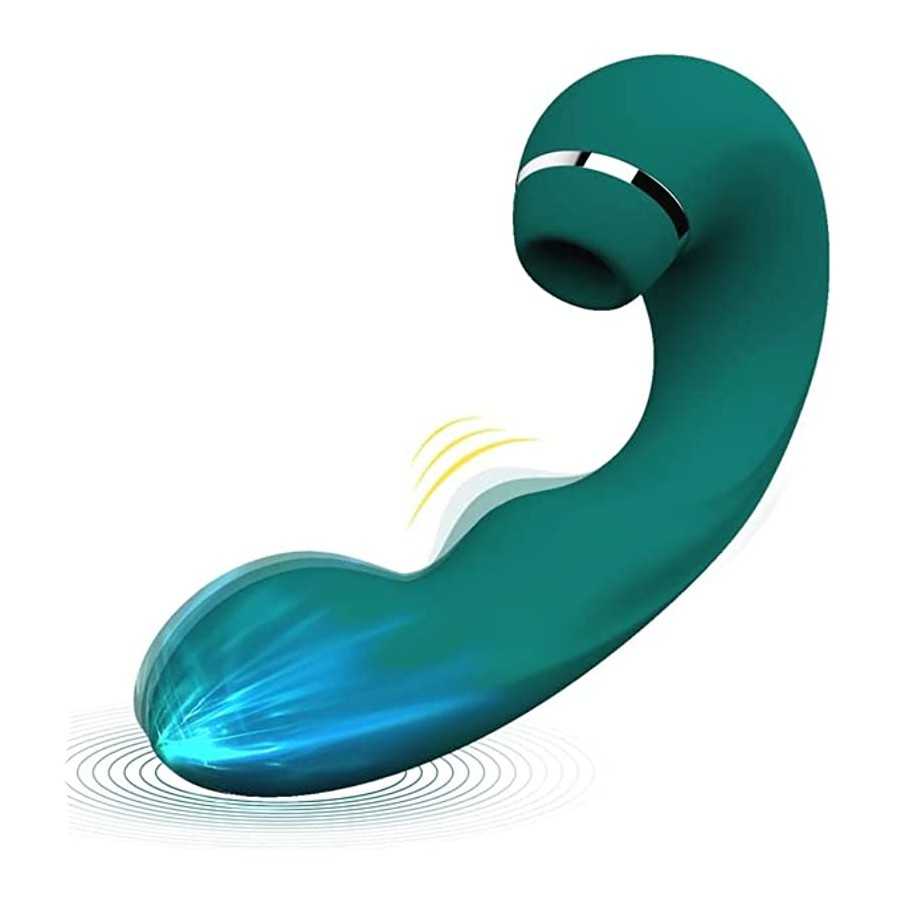 Female Masturbator 3 in 1 Clit Sucker Dildo G-Spot Vibrator Sucking Vibrators for Women Clitoral Stimulator Sex Toys