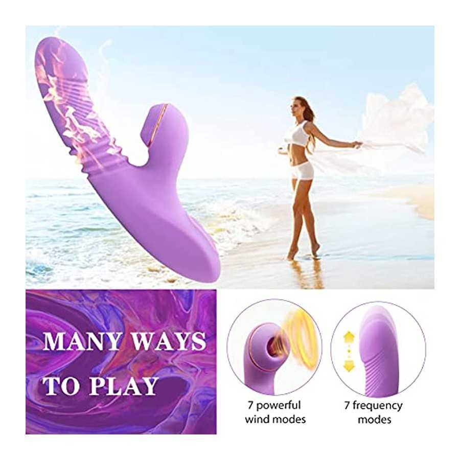 Clitoral Vibrators Adult Sex Toys for Women Couple, Rabbit Sucking Vibrator-Clitoralis Stimulator for Women, G spot Vibrator wit