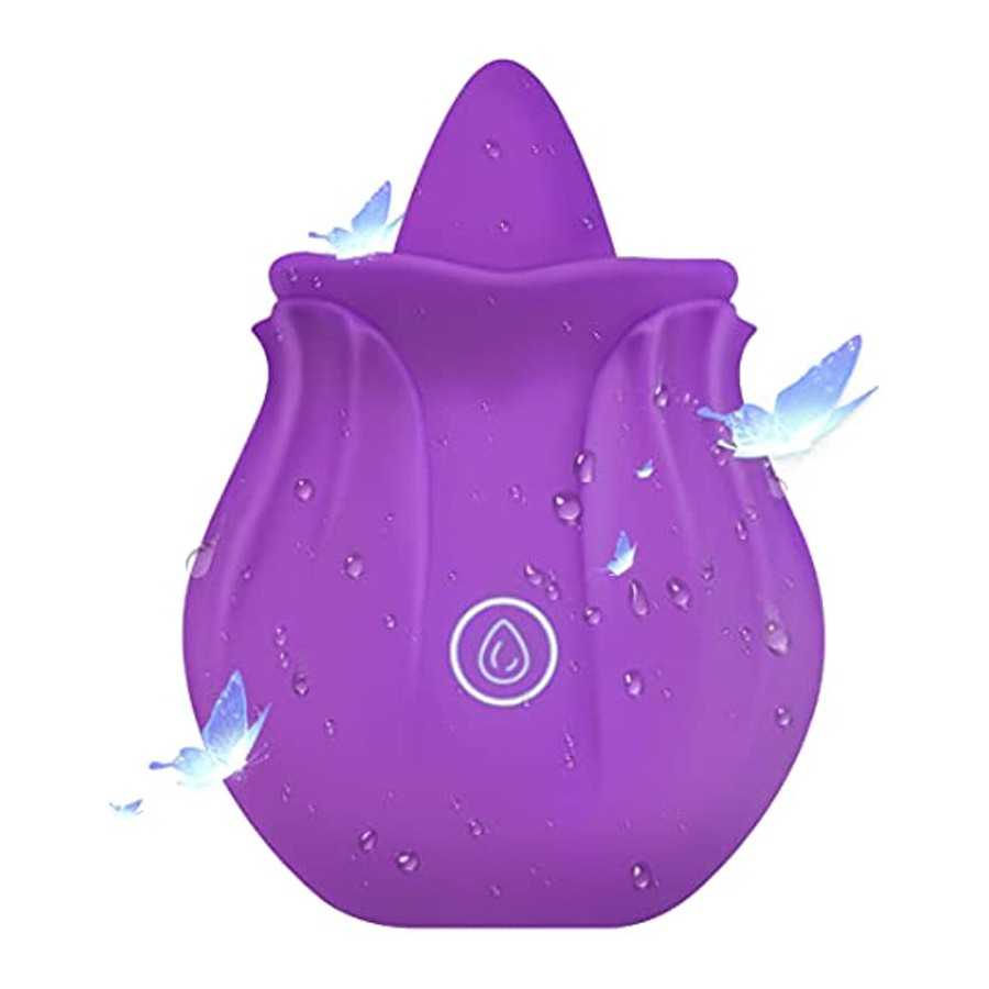 Sex Tongue for Licking, Rose Toy for Women Pleasure, Clitorals Stimulator, Electric Women Relaxing Toy, Woman Suction 10 Modes (