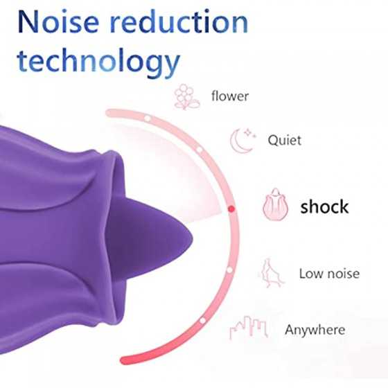 Sex Tongue for Licking, Rose Toy for Women Pleasure, Clitorals Stimulator, Electric Women Relaxing Toy, Woman Suction 10 Modes (