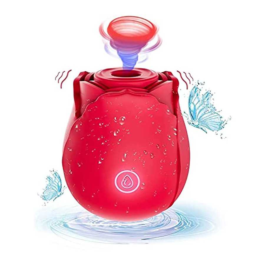 Clitorals Sucking Toys vibrabrators Sex for Womens Toys for Couples Sex The Rose Toy for Women Pleasure， Rose Bud Toy Gifts for 