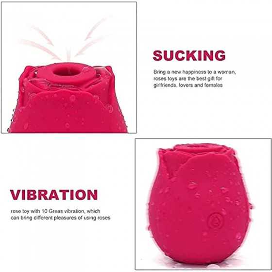 Clitorals Sucking Toys vibrabrators Sex for Womens Toys for Couples Sex The Rose Toy for Women Pleasure， Rose Bud Toy Gifts for 