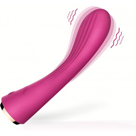 PuLaiSenTe Crystal Clitoral Vibrator 2.0,Clitoris Tongue Shaped Stimulator for Women,Slide Speed Control with 15 Vibrations,Mini Rechargeable G spot Nipple Multifunction Massager,Adult Sex Toys(green)