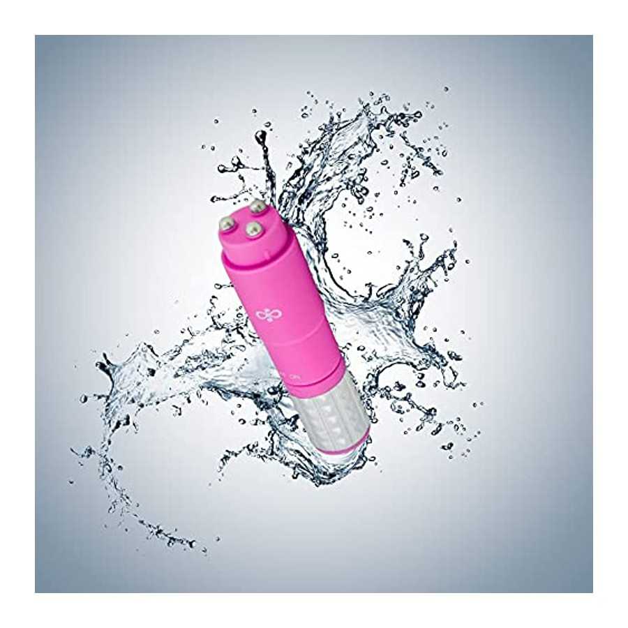Rose Revitalize Massage Kit - Massager, Clitoral, External Massager Vibrator - 3 Ultrasilk Smooth Puria Silicone Attachments for