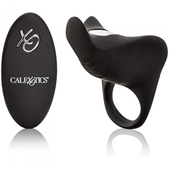  Silicone Rechargeable Remote Pleasurizer – 12 Function Vibrating Waterproof Pleasure Ring – Silicone Clitoral Massage