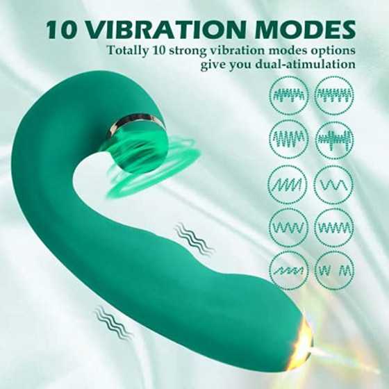 3 in 1 Vagina Clitoris Sucking Vibrator Female Masturbation Clitoral Excitement Orgasm Sex Toys for Women 10 Speeds Strong G Spo