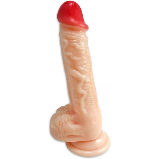 7.28 in Realistic Dildos for Women Electric Vibrator Suction Cup Dildo for Men Healthy Soft Material Sex Dildo Silicone Penis fo