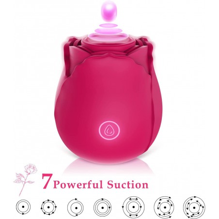 Rabbit Vibrator Vibrator Dildo for Women,G Spot Vibrator with Tongue Licking 10 Vibration Realistic Anal Vibrating Dildo for Women Clitoral G Spot Stimulation,Adult Sex Toys 5