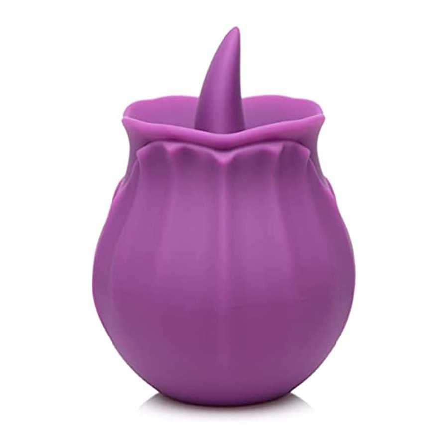 Inmi Bloomgasm Wild Violet, 10X Silicone Clit Licking Stimulator for Women, Made with Body Safe Silicone, USB Rechargeable and I