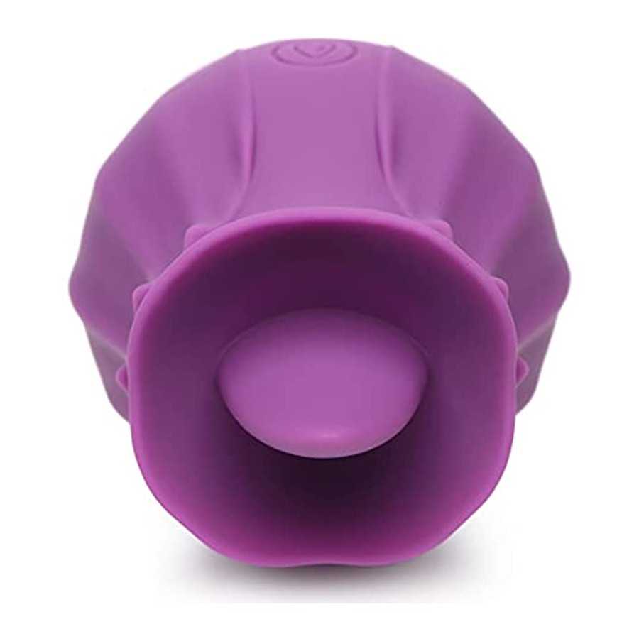 Inmi Bloomgasm Wild Violet, 10X Silicone Clit Licking Stimulator for Women, Made with Body Safe Silicone, USB Rechargeable and I