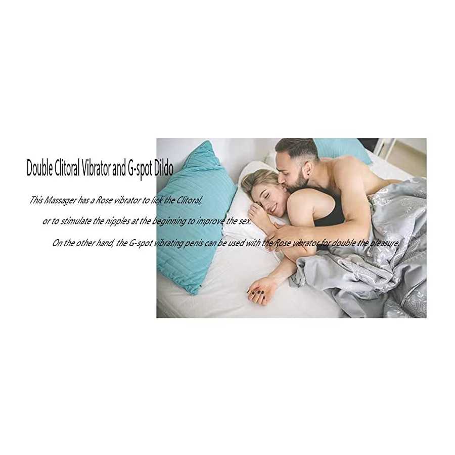 Rose Sex Toy Vibrator for Women - Adult Sex Toys Sex Stimulator for Women Tongue Licking G Spot Vibrator Nipple Suction Female S