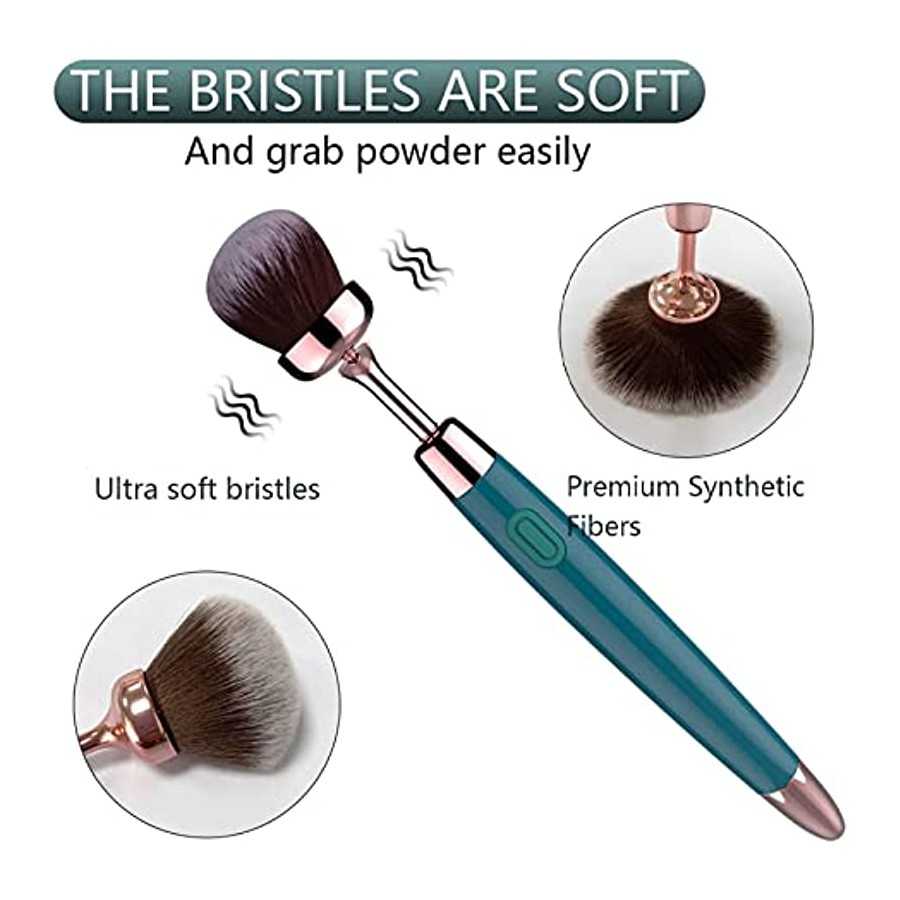 Pearlsvibe Bullet Vibrator, Makeup Brush Toy with 10 Vibration Modes, G Spot Vibrator for Precision Clitoral Stimulation, Mini N
