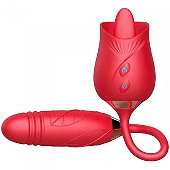 Thrusting Toy and Tongue...