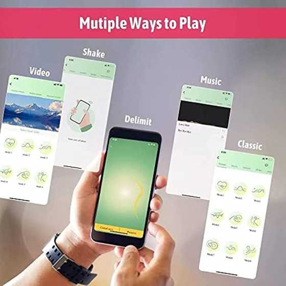 Lush 3 Bullet Vibrator, Wearable Bluetooth Stimulator Dildo with APP Control, Wearable Vibrating Panties Vaginal Stimulator Clit