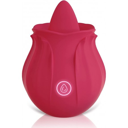 Rose Sex Stimulator for Women, Sex Tongue for Licking Toy for Women Vibrator Sex Stimulator Sweet Spot Clitoris Masturbating Things for Women, Adult Sex Toys & Games for Women Couples (Purple)