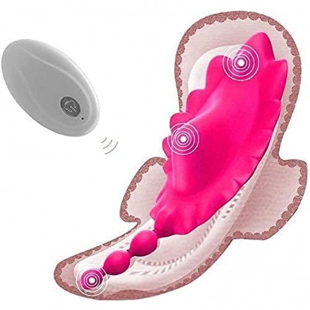 Panty Remote Control Vibrator, Clitoris Stimulator Couple Vibrator 10 Powerful Vibration Modes for Women, Rechargeable and Waterproof Slim G Spot Stimulator Women's Panty Pleasure Toys